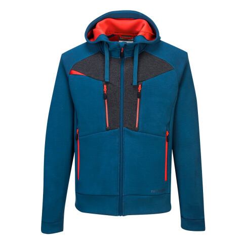 Portwest DX472 Sudadera con capucha y cremallera DX4 Bleu Metro - Talla XXXL