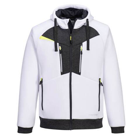 Portwest DX472 Sudadera con capucha y cremallera DX4 Blanc - Talla XXXL
