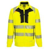 Portwest DX477 DX4 Felpa Hi-Vis con collo a imbuto e chiusura a zip