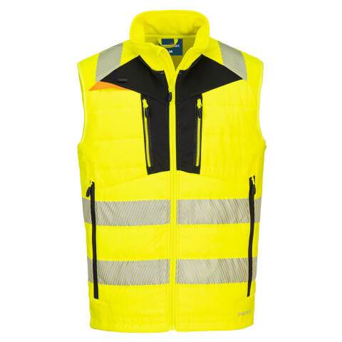 Portwest DX479 Chaleco softshell DX4 de alta visibilidad Jaune/Noir - Talla XXXL