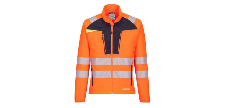Portwest DX481 Sous Couche Zippee HV DX4