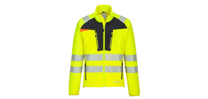 Portwest DX481 Sous Couche Zippee HV DX4