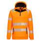 Portwest DX482 Sudadera con capucha DX4 Hi-Vis 1/4 Zip