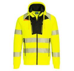 Portwest DX484 Sweat à capuche zippé HV DX4