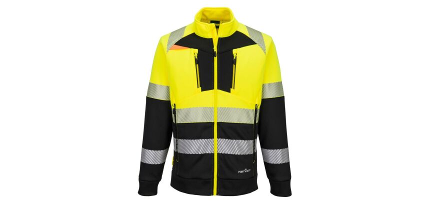 Portwest DX490 Sweat-shirt zippé DX4 HV Classe 1