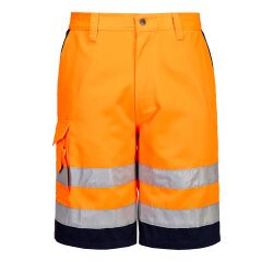 Portwest E043 Bermudas de alta visibilidad de polialgodón