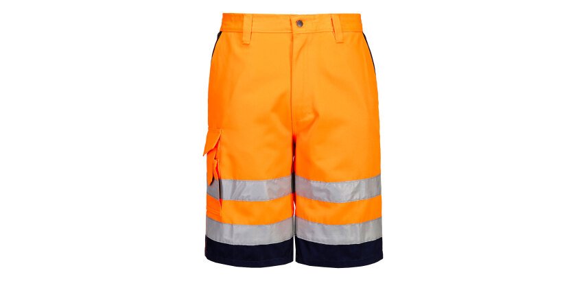 Portwest E043 Bermuda HiVis Poly-coton