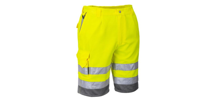 Portwest E043 HiVis Poly-cotton Bermuda Shorts