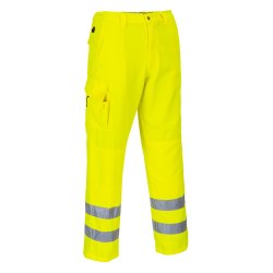 Portwest E046 Pantalones de trabajo de alta visibilidad