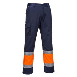 Portwest E049 Pantalon combat Hi-Vis Bicolore