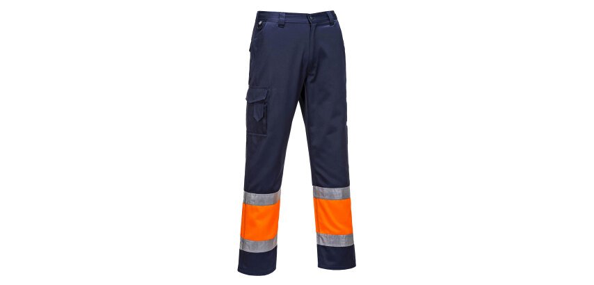Portwest E049 Zweifarbige Hi-Vis Combat Hose