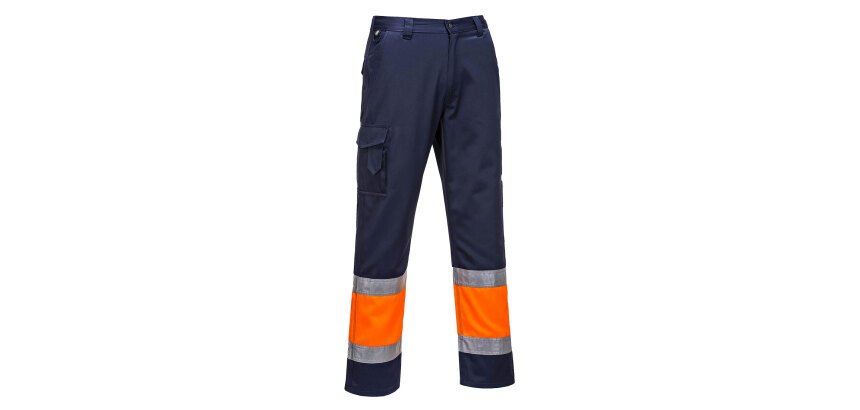 Portwest E049 Pantalon combat Hi-Vis Bicolore