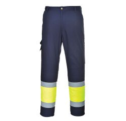 Portwest E049 Pantalone Combat Bicolore Hi-Vis