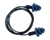 Portwest EP07 Tapones TPR detectables, con cordel (50 pares) Bleu