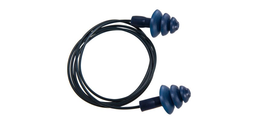 Portwest EP07 Bouchon d'oreille TPR détectable avec cordon (50 paires) Bleu