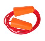 Portwest Bouchon anti-bruit en mousse PU avec cordon orange - Carton de 200 paires