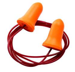 Portwest EP09 Tapones auditivos Easy Fit PU con cordón (200 pares) Orange