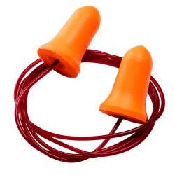 Portwest EP09 Bouchons d'oreille Bell Confort en mousse PU avec cordon (200 paires) Orange