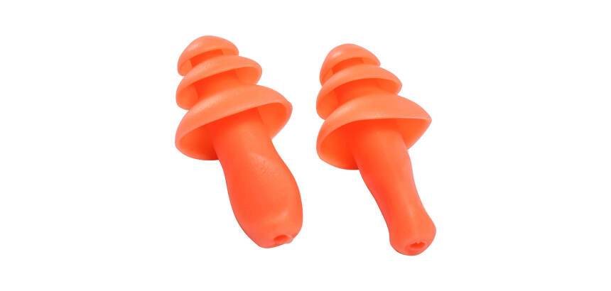 Portwest EP10 Bouchon d'oreille réutilisable en TPR (50 Paires) Orange