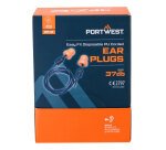 Portwest EP12 Bouchons d'oreille Bell Comfort en mousse PU avec cordon (200 paires) Orange
