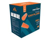 Portwest EP21 Recarga del dispensador de tapones auditivos (500 pares). Orange