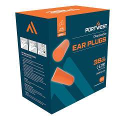 Portwest EP21 Ear Plug Dispenser Refill Pack (500 pairs) Orange