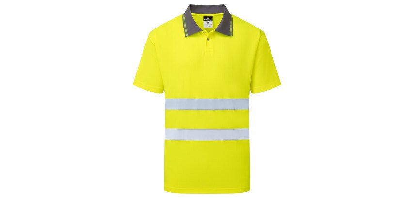 Portwest ES477 ES1 Essential Hi-Vis Polo Shirt K/M