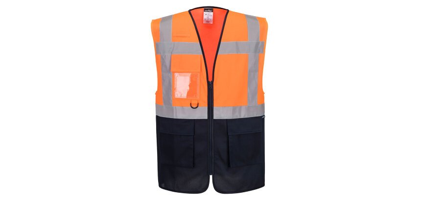 Portwest ES076 Contrast Executive Vest HV Essential ES1