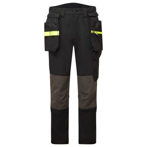 Portwest EV440 Pantalón EV4 Stretch Holster Noir Tall - Talla 44 - Largo