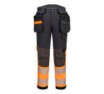 Portwest EV442 Pantalón Holster elástico con bolsillos desmontables, de alta visibilidad Clase 1