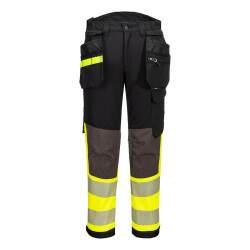 Portwest EV442 EV4 Pantaloni Stretch Hi-Vis Classe 1 Holster staccabile