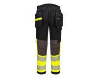 Portwest EV442 EV4 Pantaloni Stretch Hi-Vis Classe 1 Holster staccabile