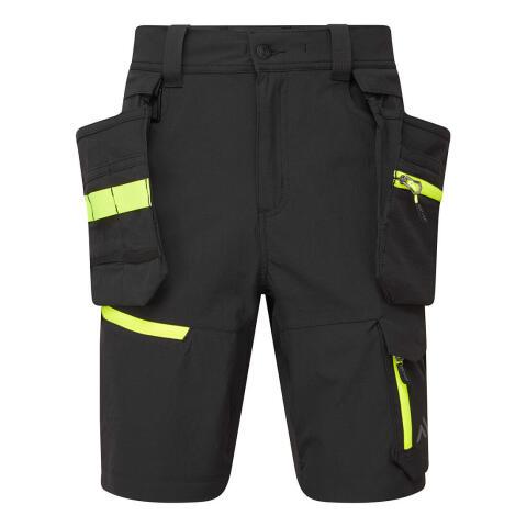Portwest EV444 Bermudas EV4 Lightweight Detachable Holster Noir - Talla 33