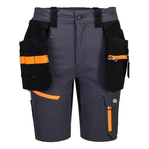 Portwest EV444 Bermudas EV4 Lightweight Detachable Holster Gris Métal - Talla 46