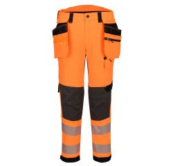 Portwest EV448 EV4 Hi-Vis stretch broek met afneembare holsterzak klasse 2