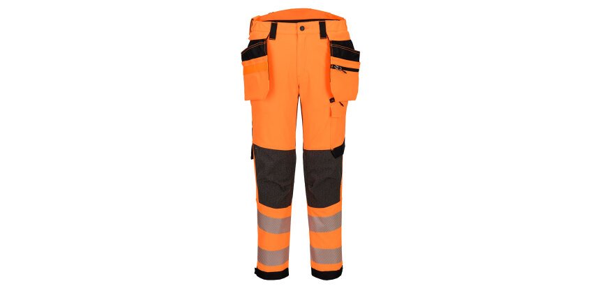 Portwest EV448 Pantalon stretch Poches flottantes EV4 Haute-Visibilité Classe 2