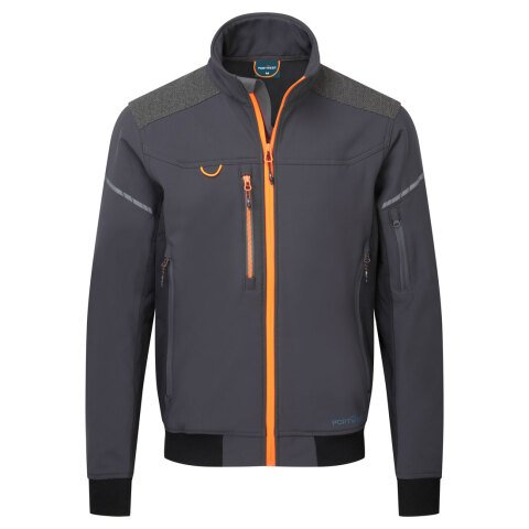 Portwest EV464 Cazadora Softshell EV4 (3 capas) Gris Métal Tall - Talla XXXL