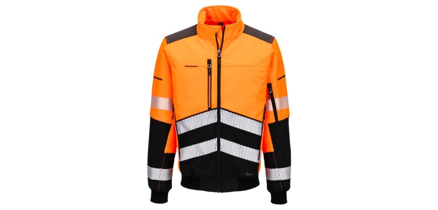 Portwest EV468 Cazadora Softshell EV4 Hi-Vis (3 Capas)