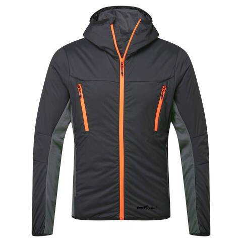 Portwest EV470 Chaqueta EV4 Insulated Hybrid Gris Métal Tall - Talla XXXL