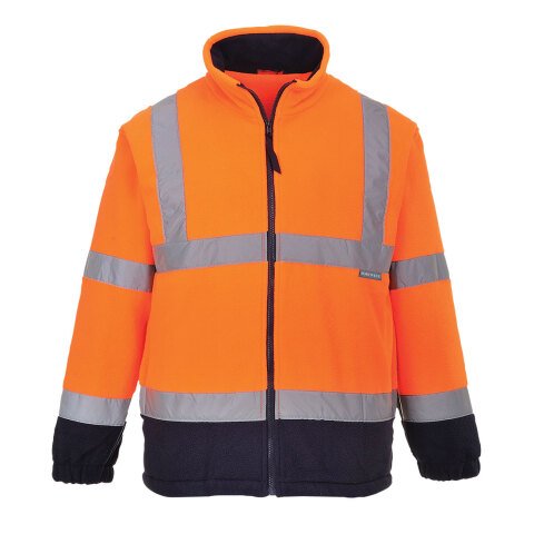 Portwest F301 Forro polar bicolor de alta visibilidad Orange/Marine - Talla XXXL