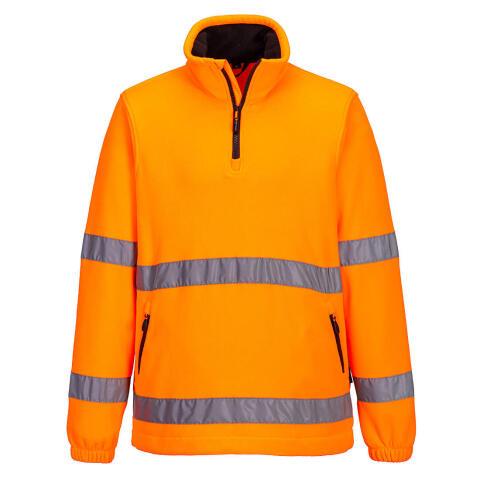 Portwest F302 Forro polar Hi-Vis 1/2 Zip Orange - Talla XXXL