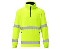 Portwest F302 Pile Hi-Vis mezza zip