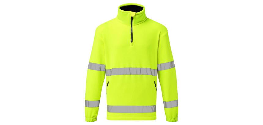 Portwest F302 Forro polar Hi-Vis 1/2 Zip