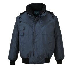Portwest F465 4-in-1 bomber jack Marine - Maat XL