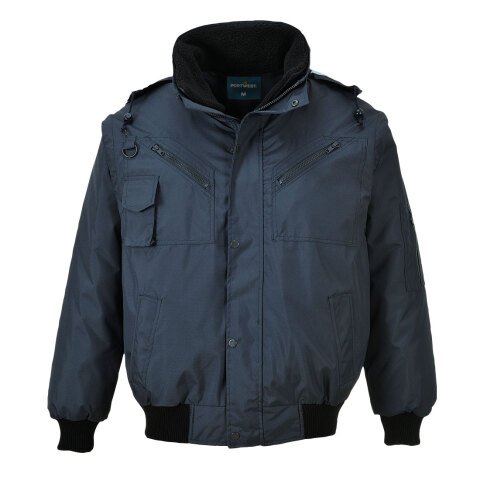 Portwest F465 Cazadora 4 en 1 Marine - Talla XL
