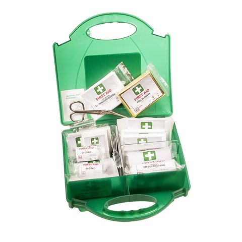 Portwest FA11 Botiquín de primeros auxilios para el puesto de trabajo, Kit 25+ Vert