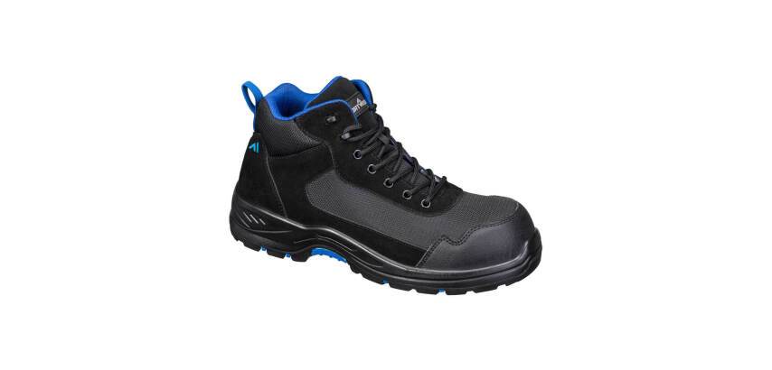 Portwest FC22 Chaussures de sécurité mixtes composite Textile Suede Mid Boot S3L HRO SR FO