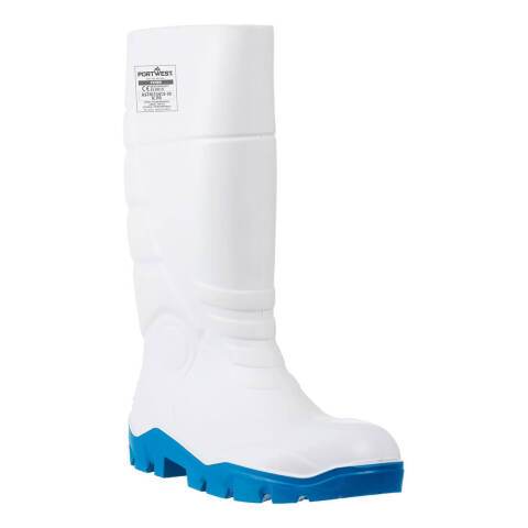 Portwest FD84 Bota para alimentación Wellington PU S5 CI FO Blanc - Talla 46