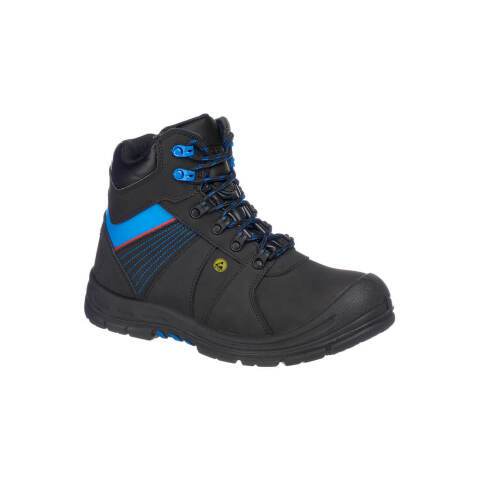 Portwest FD37 Bota de seguridad Compositelite Protector S3 ESD HRO Noir/Bleu - Talla 47