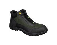 Portwest FE04 Girder Composite Mid Boot S3S ESD SR FO Noir/Vert - Taille 39